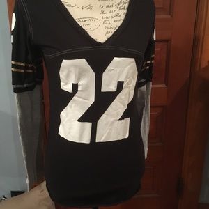 Fun t-shirt/faux jersey